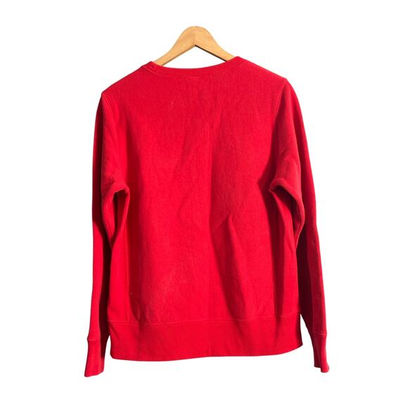 Champion Reverse Weave Warm Up Red Spellout
Crewneck Sweatshirt XL Vintage - Picture 4 of 4